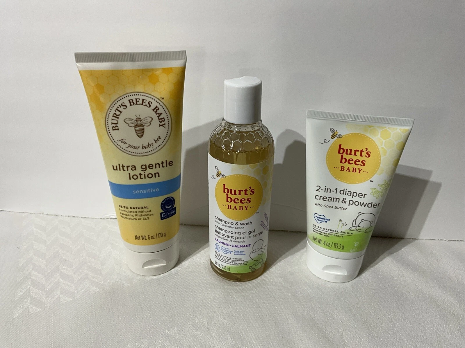 Burt's Bees Baby Ultra Gentle Lotion , 2-in1 Diaper Cream & Powder, Shampoo New
Opens in a new windo
