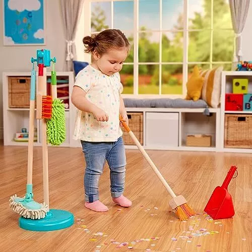 Kids Wooden Cleaning Set