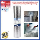 CUQOO Premium 60cm x 5m Radiator Heat Reflective Insulating Foil Energy Saving