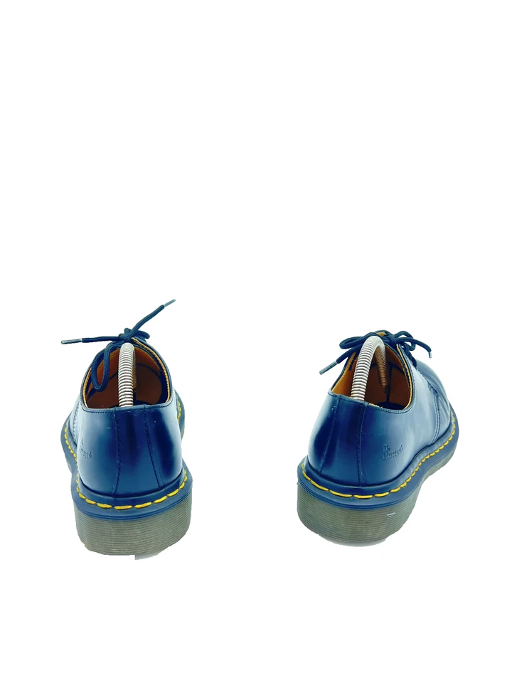 Dr.Martens 1461 Zapatos De Cuero Liso Negro Para Mujeres T.37 US.6 UK.4 - Imagen 3 de 4