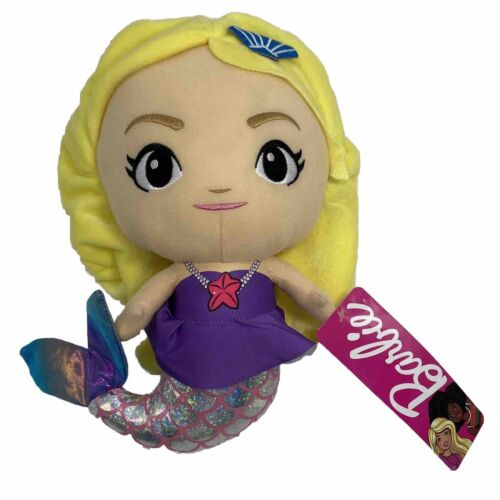 Mermaid Barbie 10” Plush Doll Cartoon Toy Stuffed Animal Cute Gift Soft Mattel