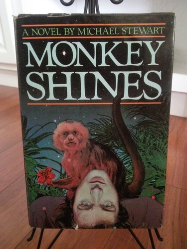 1983 Monkey Shines by Michael Stewart Hardcover with Dust Jacket