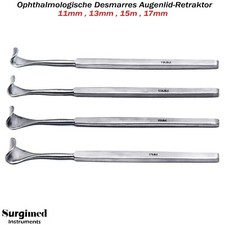 4er Ophthalmologische Desmarres Augenlid-Retraktor Chirurgie Instrumente