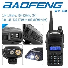BaoFeng UV-82 Dual Band Two-way Radio : VHF 144-148 UHF 420-450mhz Walkie Talkie