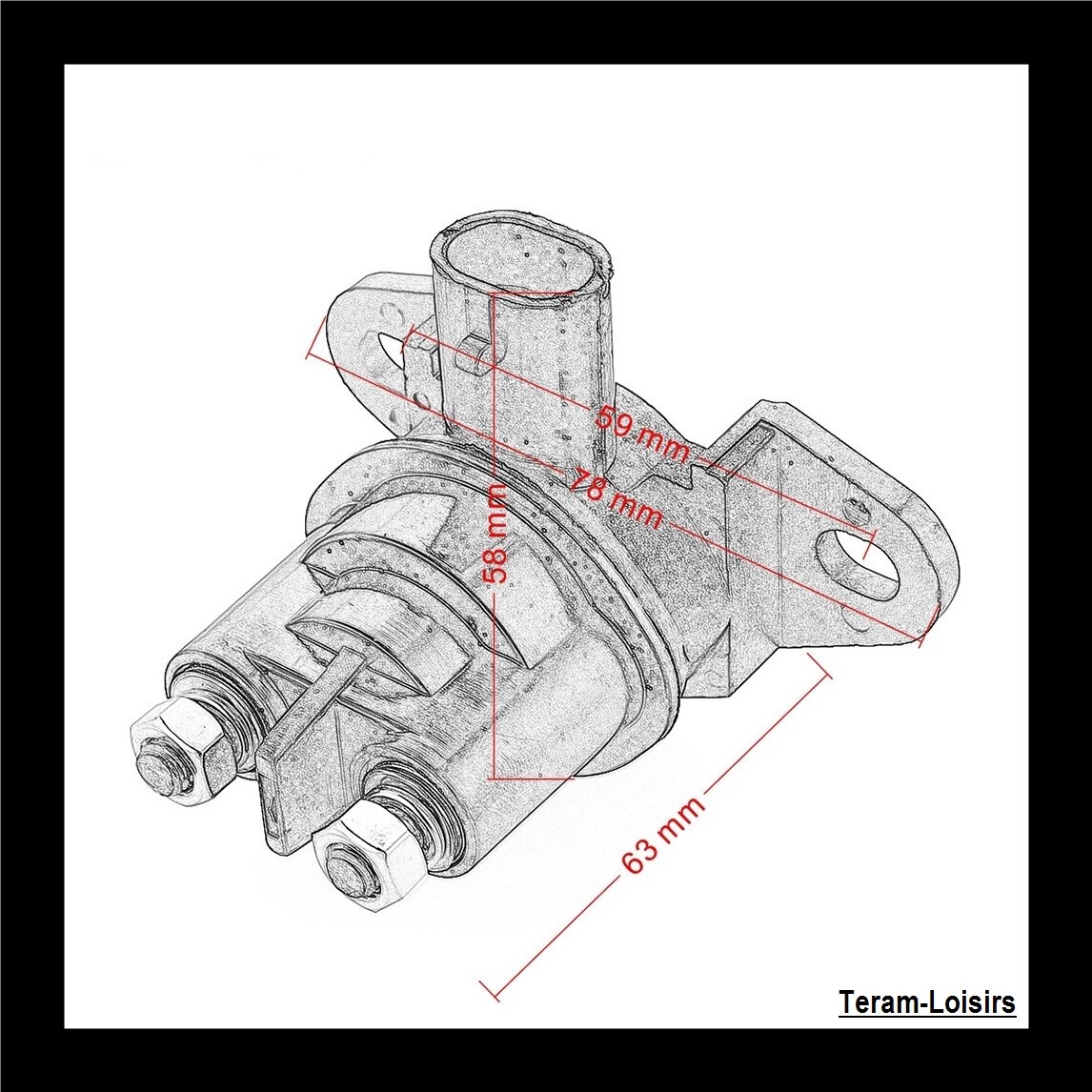 AHL Anlasserrelais – Starterrelais Kompatibel Mit Sea-Doo RXT, GTX, GTI Und Mehr