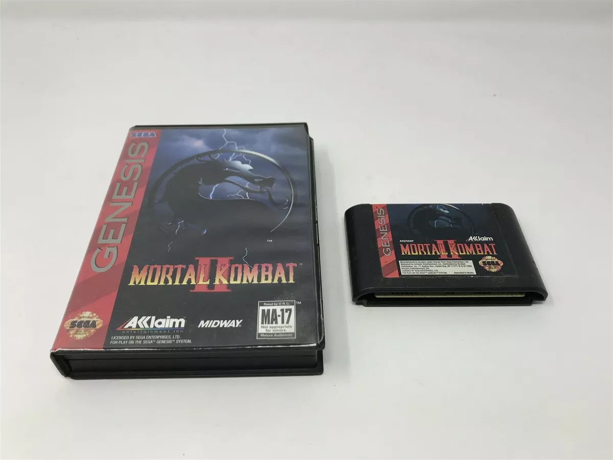 Mortal Kombat II 2 MK2 - Sega Genesis Mega Drive - Editorial use