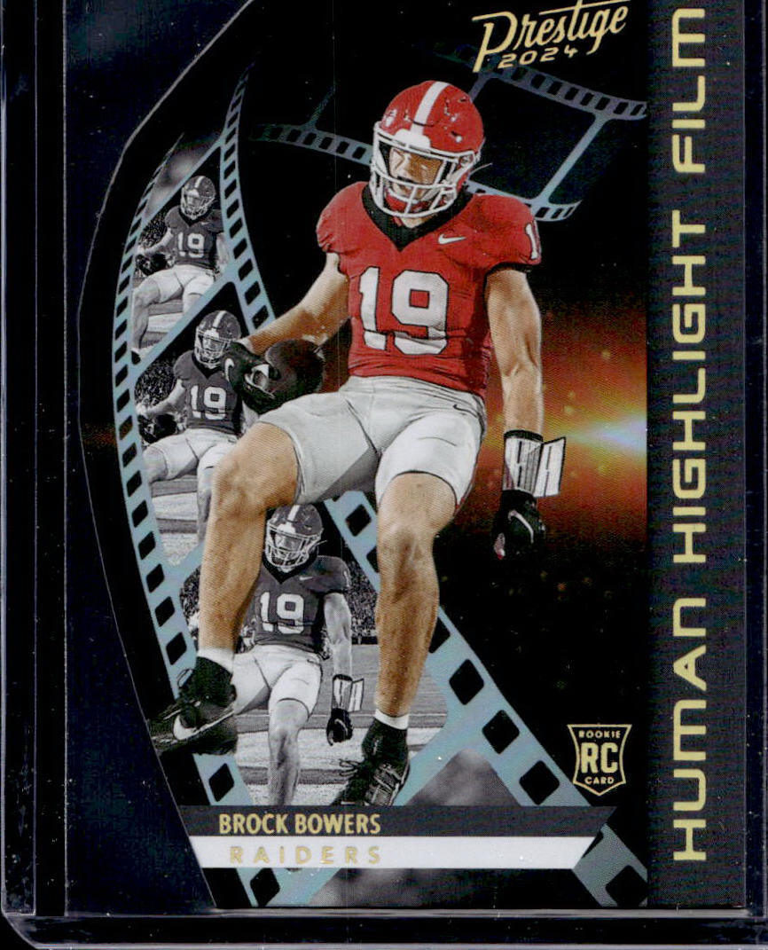 2024 Panini Prestige Brock Bowers #7 Human Highlight Film
