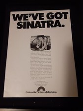 Contract On Cherry Street Frank Sinatra Rare Original Promo Ad Framed