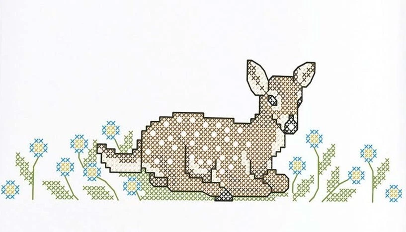 Table Runner to Cross Stitch kit – Animals - Image 3 of 4