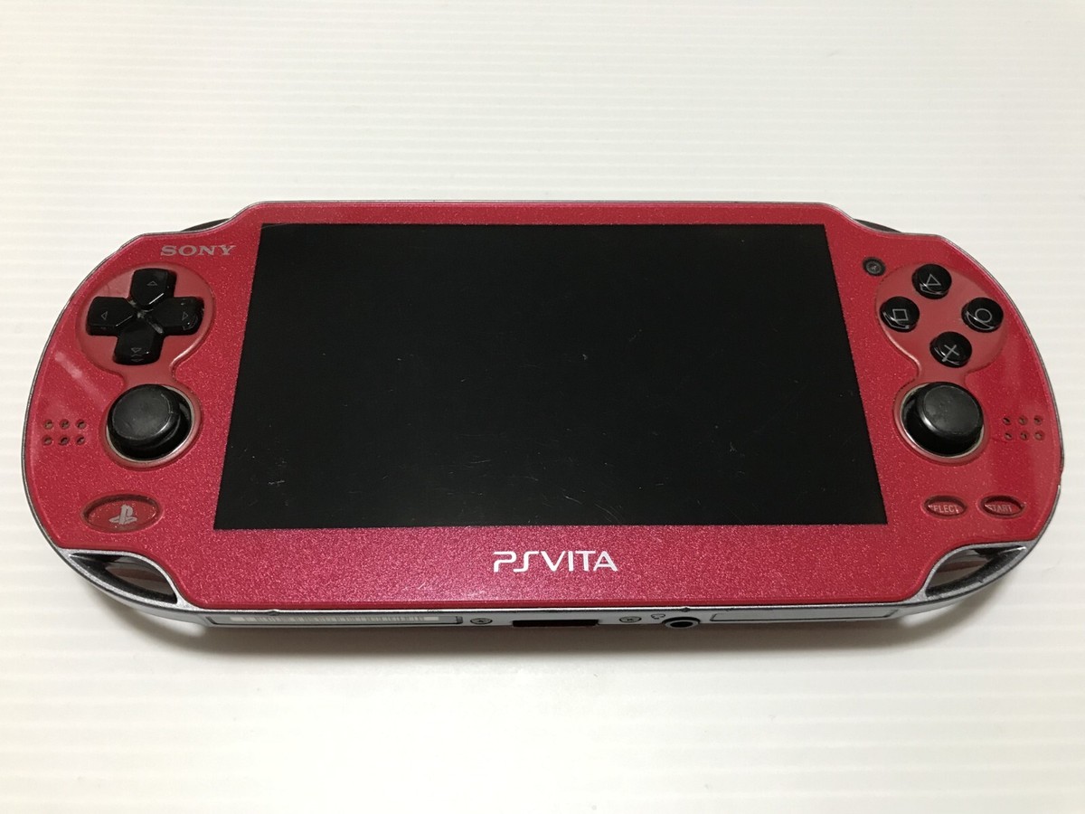 SONY PlayStation Vita PCH 1000 ZA03 Cosmic Red Console w