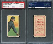 1909-11 T206 Frank Owen Sweet Caporal 150/649 OP PSA 2