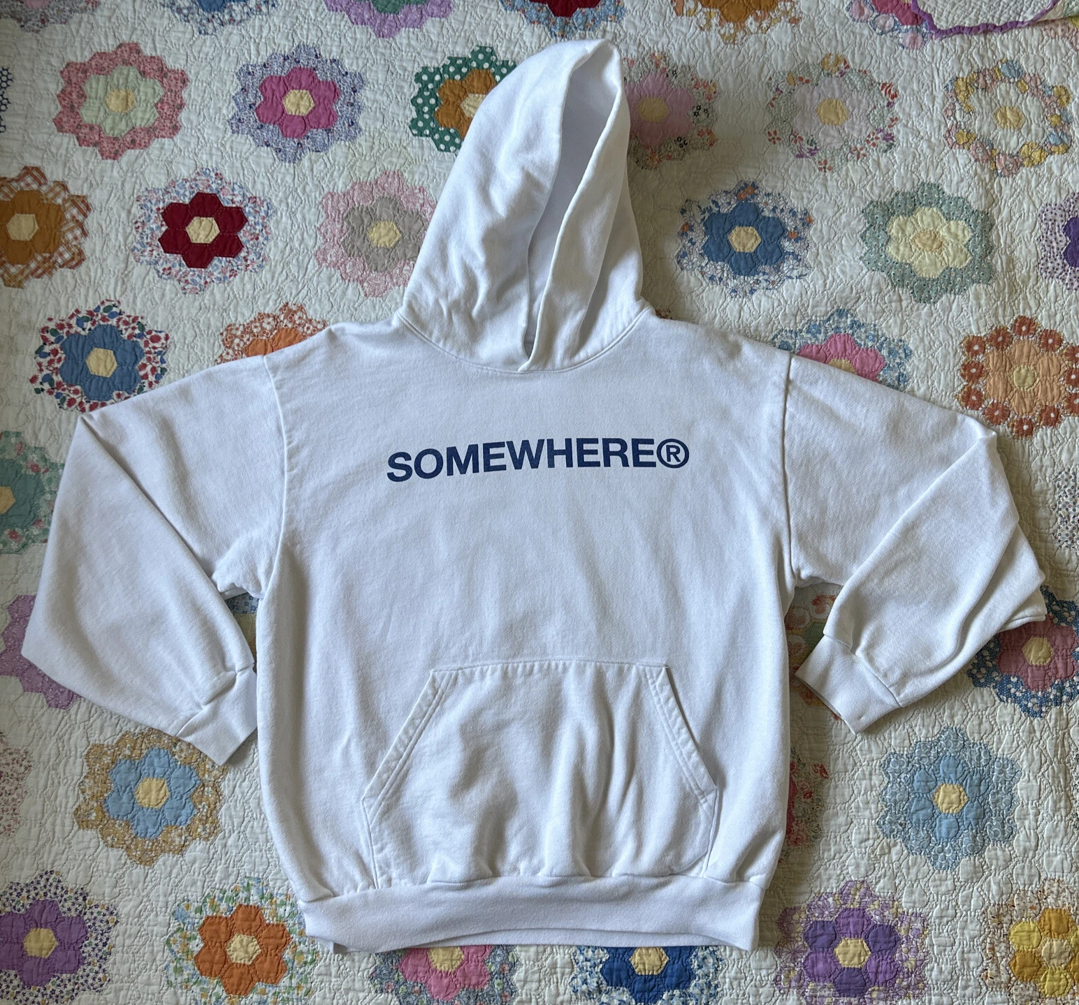« Somewhere (r) » Sweat shirt à capuche rare épuisé streetwear Supreme FA