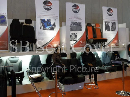 i - TO FIT A PEUGEOT 206 CAR, SEAT COVERS, ASH BLACK / LEATHERETTE TRIM - Picture 11 of 12