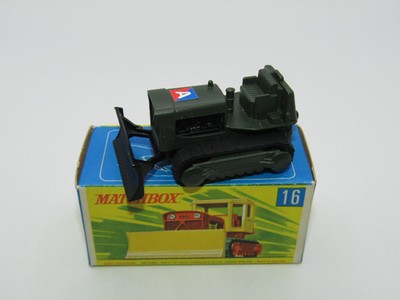 Matchbox Superfast 16A Case Tractor OLIVE DRAB - G Box