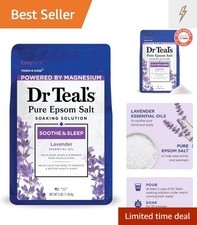 Epsom Salt Soaking Solution, Soothe  Sleep, Lavender, 3lbs