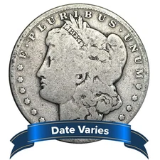 1878 to 1904 $1 Morgan Silver Dollar Good or Better G+