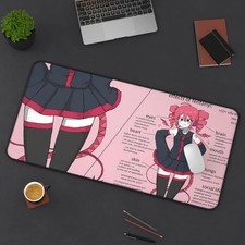 Cyberpunk Edgerunners Lucy Rebecca Anime, Large Mousepad, Gaming Desk Mat