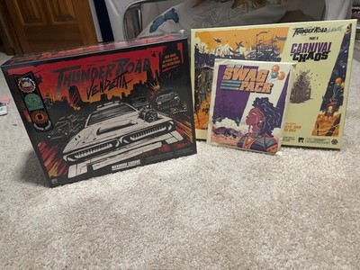 Thunder Road Vendetta - SEALED Maximum Chrome + Carnival Of Chaos + Swag Pack