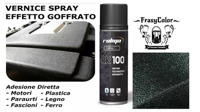 ROLMA VERNICE SPRAY TESTURIZZATA ANTIGRAFFIO GOFFRATO NERO RK100