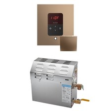 Mr Steam MS 7.5kW 7500W Steam Generator Pkg w/square iTempo Ctrl-Nouveau Brnz