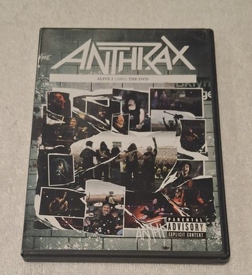 Anthrax - Alive 2 2005 (DVD, 2006) w/Insert