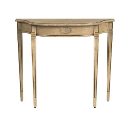 Chester Antique Beige Wood  Console Table - Picture 1 of 7