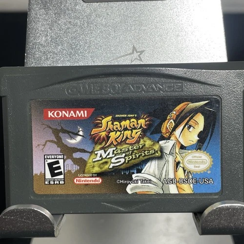Shaman King: Master of Spirits (Nintendo Game Boy Advance, 2004) GBA - Cleaned