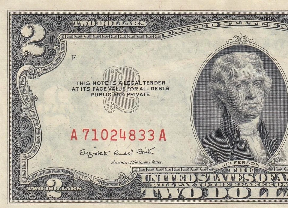 1953-B UNITED STATES TWO DOLLARS $2 "A" (( GEM UNC )) - Image 2 of 4