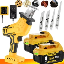 Brushless Cordless Reciprocating Saw For Dewalt 20V DCB206 Battery /Charger