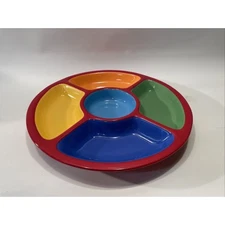 Sonoma Chip N' Dip server - 15 3/4Blue, Red, Yellow, Green, Orange