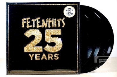 4 LP: Various - Fetenhits 25 Years, Limited Vinyl Edition, NEU & OVP