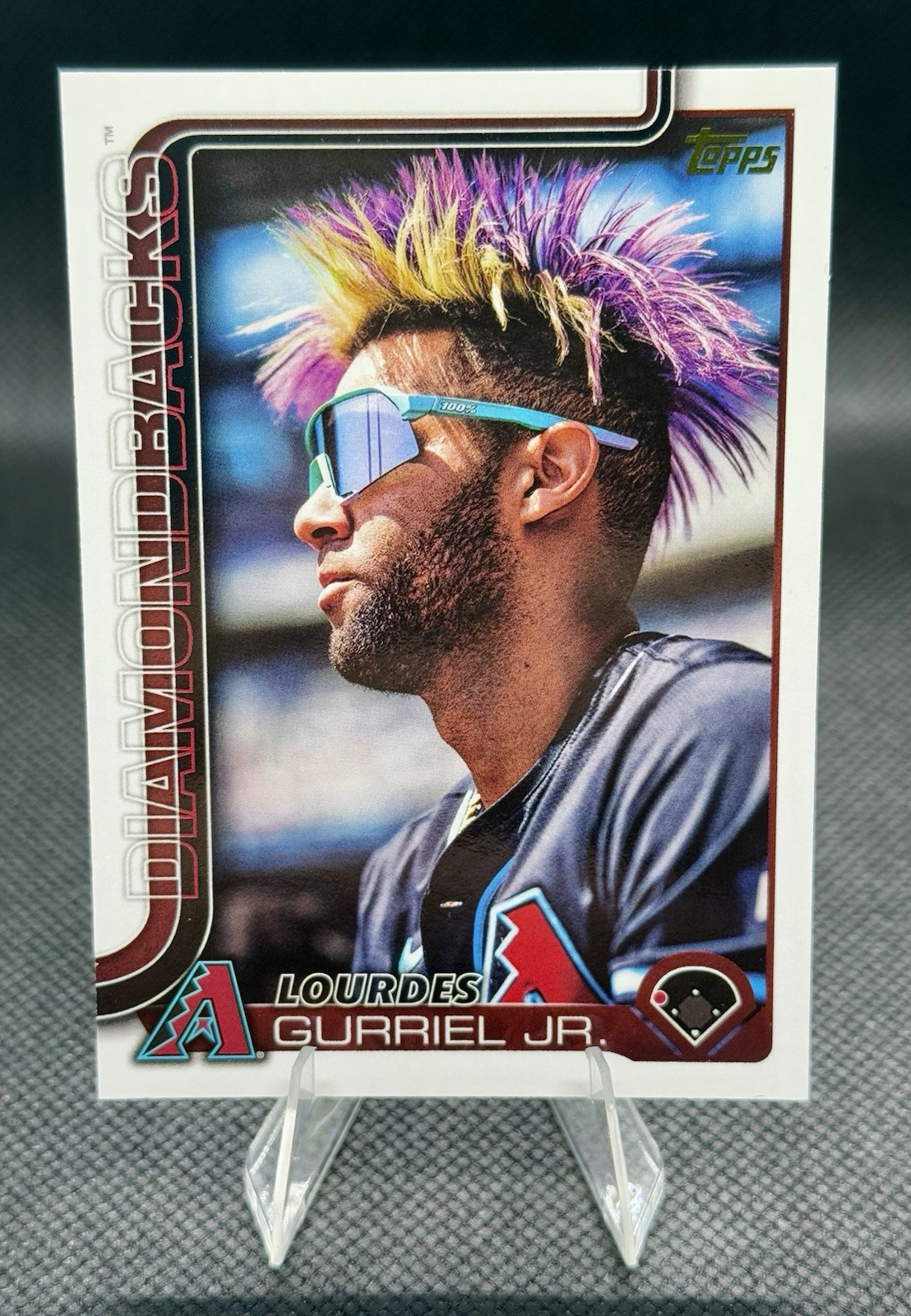 2025 Topps Series 1 Lourdes Gurriel Jr. GOLDEN MIRROR IMAGE VARIATION SSP #136