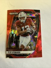 2025 Panini Prizm Draft Picks - Elic Ayomanor #115 Red Ice Prizm (RC)