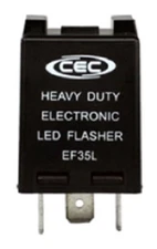 CEC Industries EF35L Electronic Turn Signal Flasher Relay  3 Prongs 12 Volts