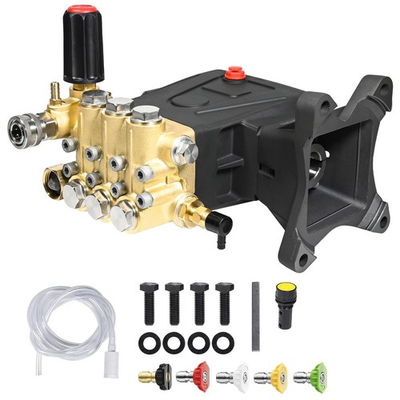 #ad YAMATIC Horizontal Triplex Plunger Pressure Washer Pump 1quot; 4000 PSI 4 GPM $317.49