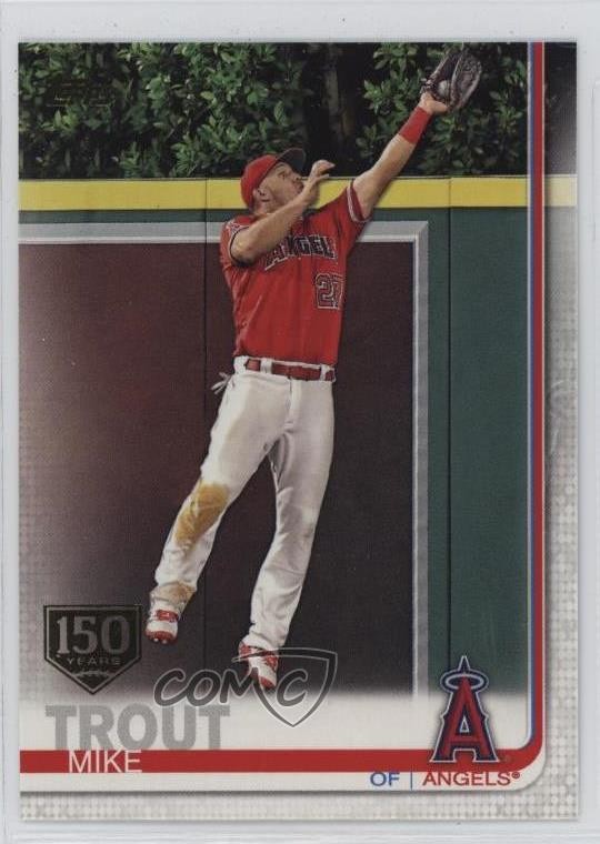 2019 Topps 150th Anniversary Mike Trout #100 n1u