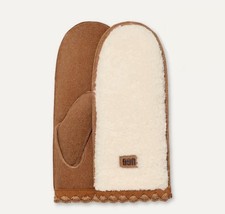 UGG Women  s UGGfluff Scalloped Mitten Gloves Color Nimbus Size S/M