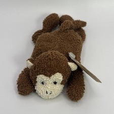 Russ Home Buddies Coco Monkey Stuffed Plush Beanie Terry Cloth
