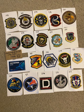 Collection of 20 USAF Aviation Squadron Patches - *JOB LOT* - Lot 7
