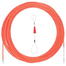 130 Feet Fish Tape Wire Puller Through Wall Electrical Threader Fastener Kit