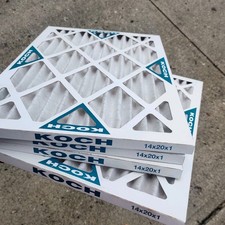 4-Pack of Koch MERV 8 Pleated Air Filter 14x20x1