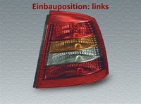 Magneti Marelli 714029051701 Heckleuchte Links RüCklicht Hecklicht FüR Opel