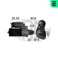 Era Anlasser Starter 220709A FüR Mercedes 12V Klasse W211 Model S211 S203 W203