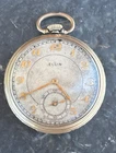 Vintage Men’s 1939 Elgin Pocket Watch Gold Filled 15j Size12 Works Keeps Time