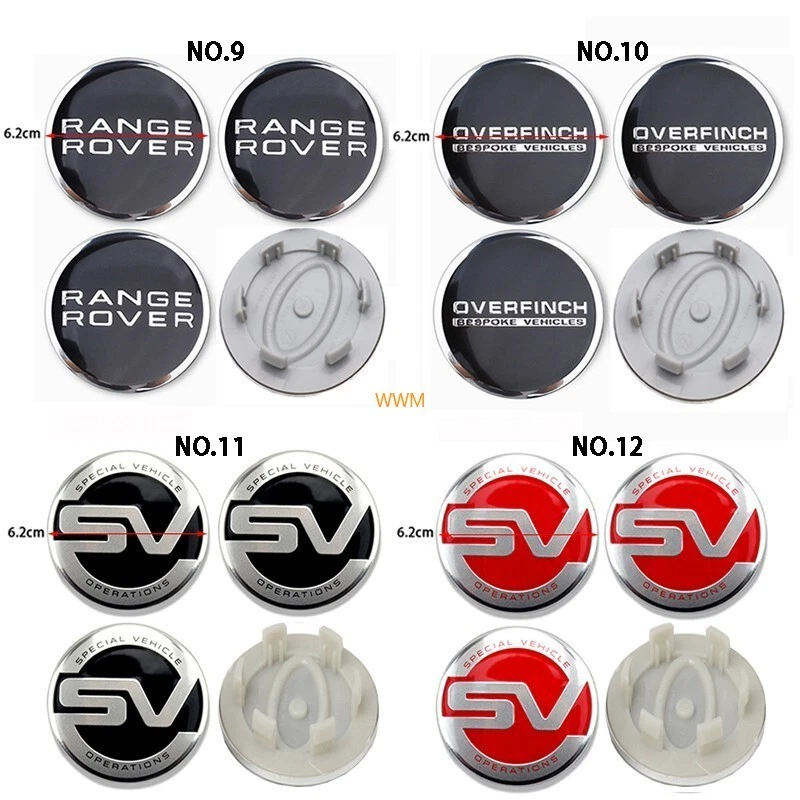  Centre Hub Caps Covers for Land Rover Discovery Range Rover 4x 6.2cm Car Wheel - Image 4 of 4