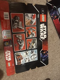 Lego 7663 Sith Infiltrator Star Wars BOX ONLY