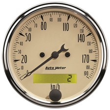 Autometer 1887-m Antique Beige Electric Programmable Speedometer