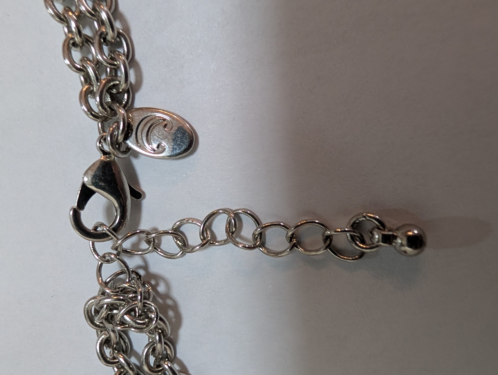 Chico's Multi-Strand Statement Necklace Two-Tone … - image 8