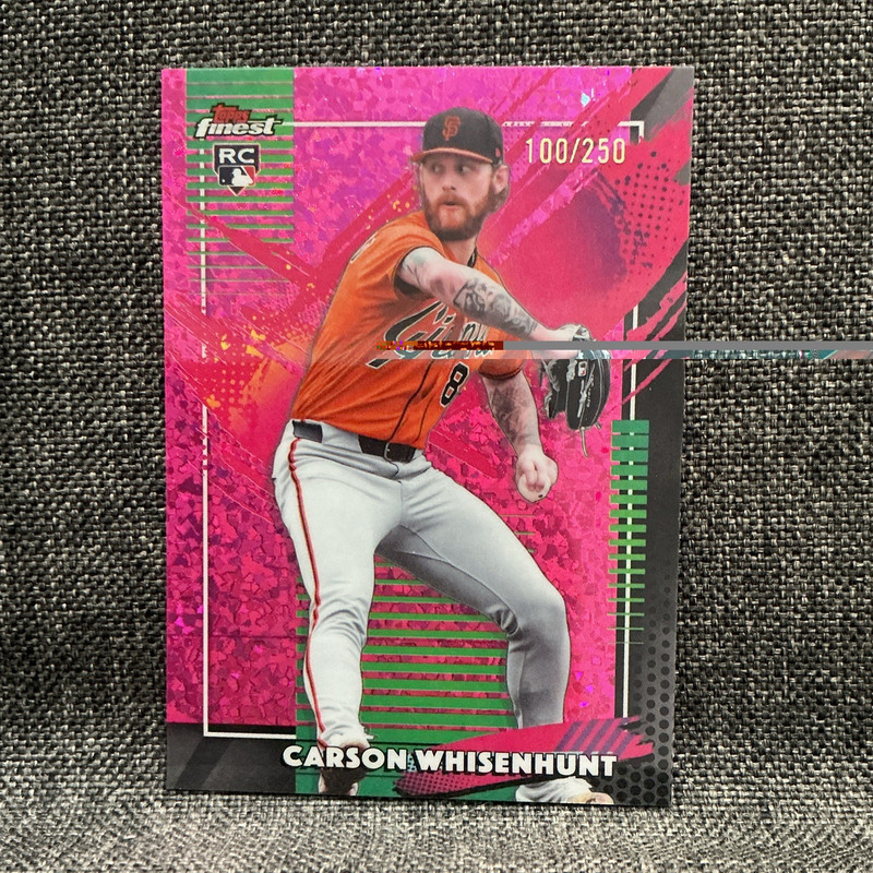 TOPPS: FINEST CARSON WHISENHUNT ROOKIE #282 100/250 SAN FRANCISCO GIANTS