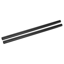 2Pcs Carbon Fiber Tubes 20 x 22 x 500mm Plain Weave Glossy Surface Rod